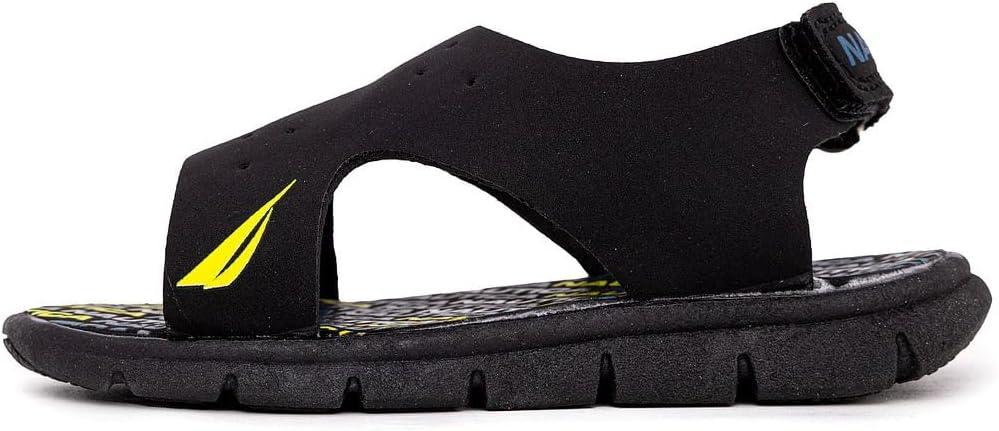 imageNautica Kids Sports Sandals Water Shoes Open Toe Athletic Summer Sandal Boy Girl Little KidBig KidBlack Teal
