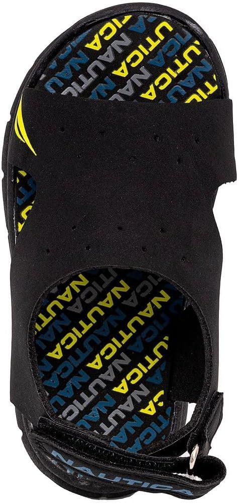 imageNautica Kids Sports Sandals Water Shoes Open Toe Athletic Summer Sandal Boy Girl Little KidBig KidBlack Teal