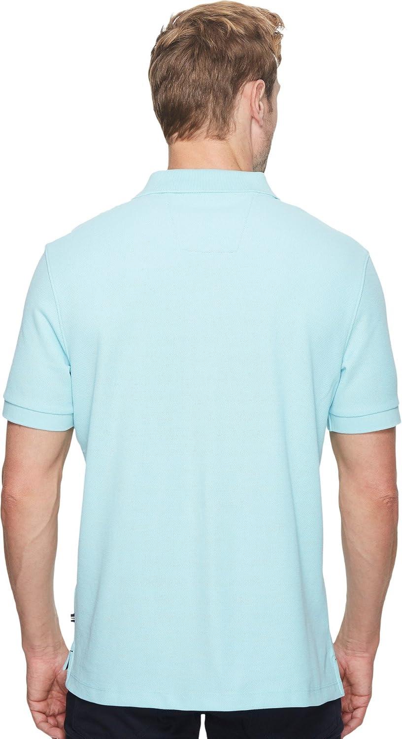imageNautica Mens Classic Short Sleeve Solid Performance Deck Polo ShirtHarbor Mist