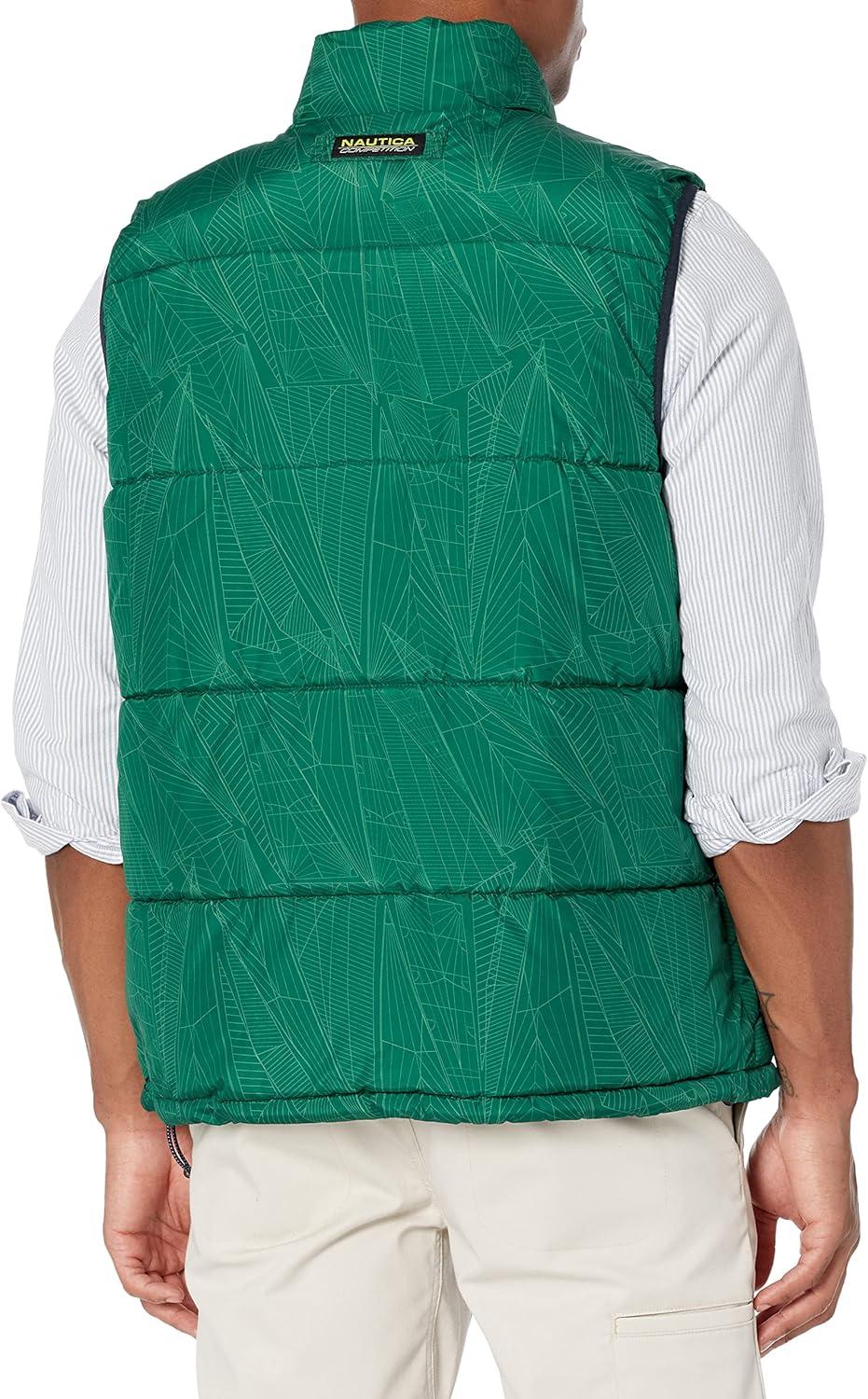 imageNautica Mens Competition Sustainably Crafted Tempasphere VestTidal Green