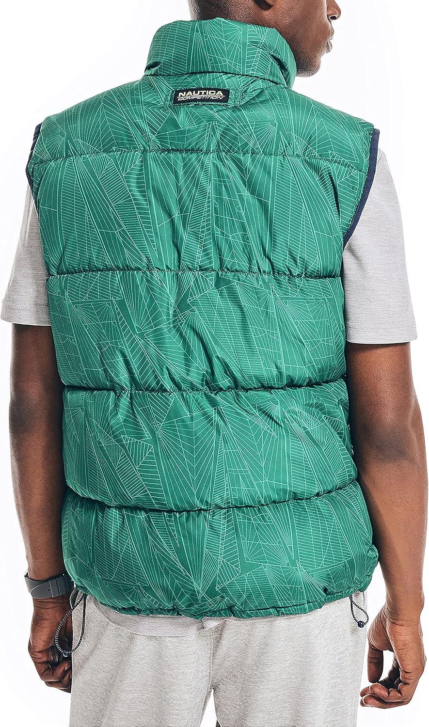 imageNautica Mens Competition Sustainably Crafted Tempasphere VestTidal Green