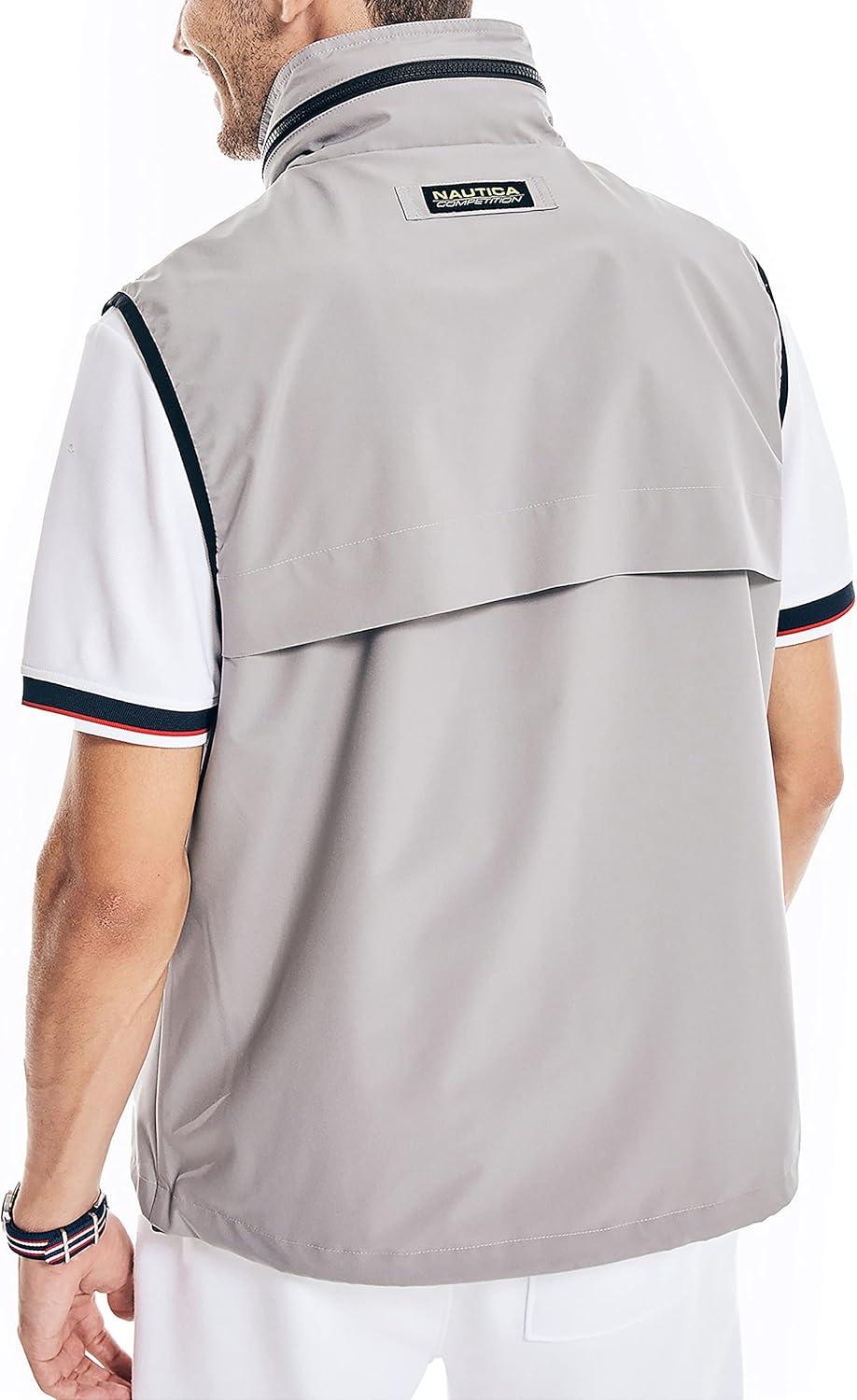 imageNautica Mens Competition Sustainably Crafted VestSharkfin Grey