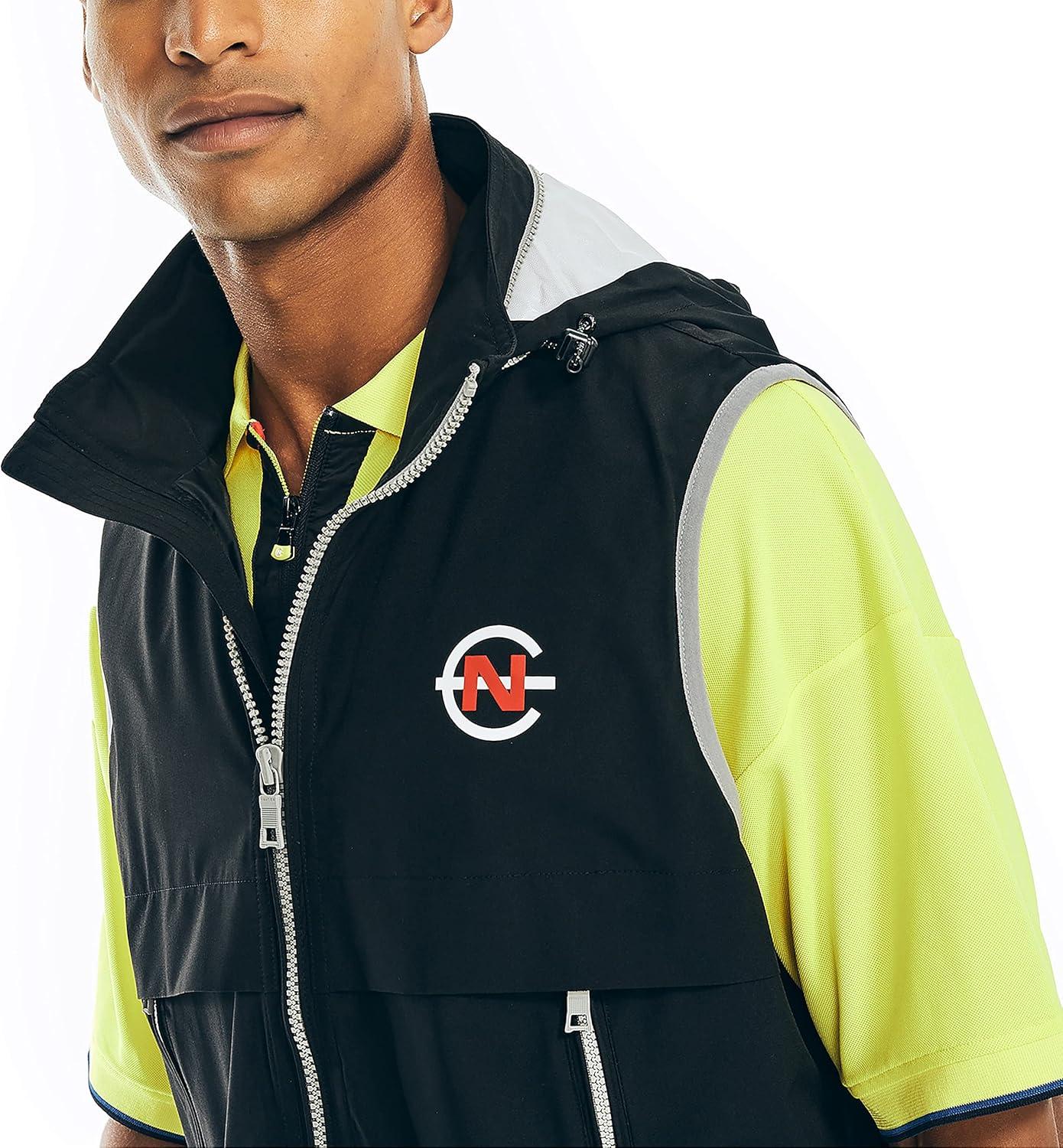 imageNautica Mens Competition Sustainably Crafted VestTrue Black