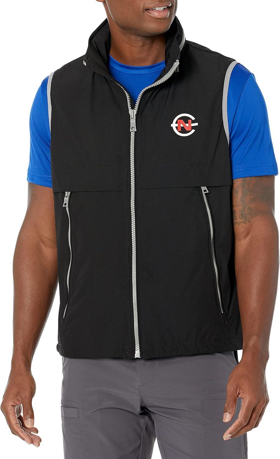 imageNautica Mens Competition Sustainably Crafted VestTrue Black