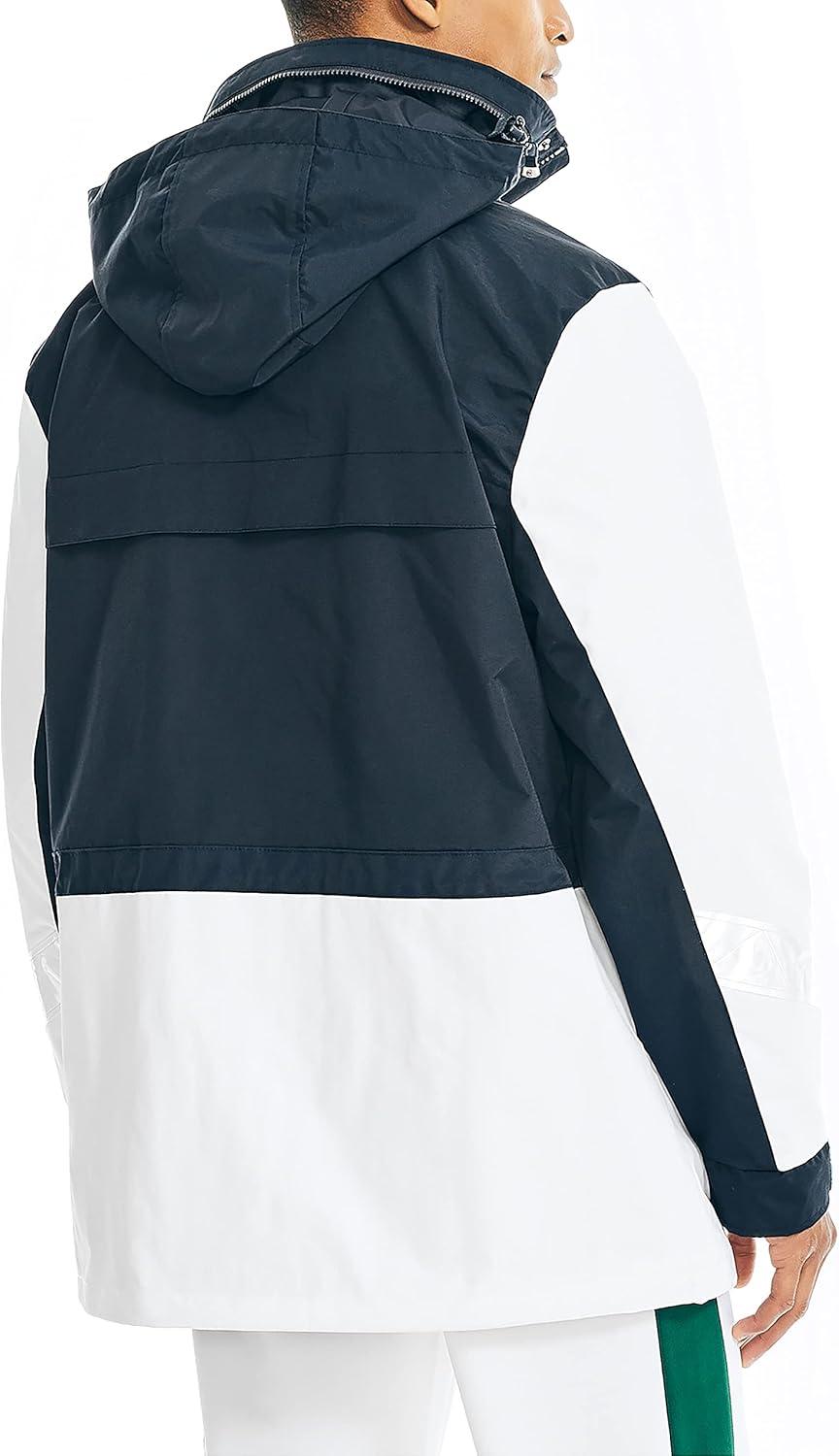 imageNautica Mens Competition Sustainably Crafted Waterresistant JacketNavy