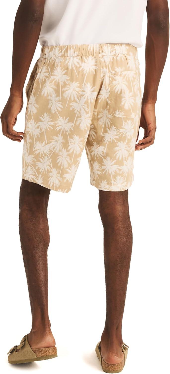 imageNautica Mens Nautica 85 Printed Linen Deck ShortTwill Chino
