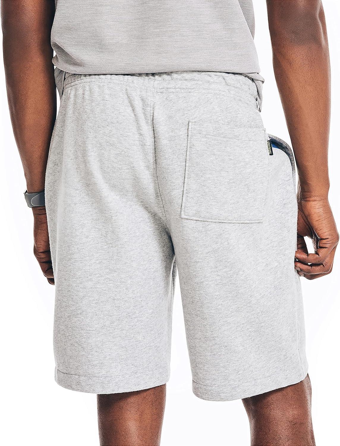 imageNautica Mens Nautica Competition Sustainably Crafted 9 Fleece ShortGrey Heather