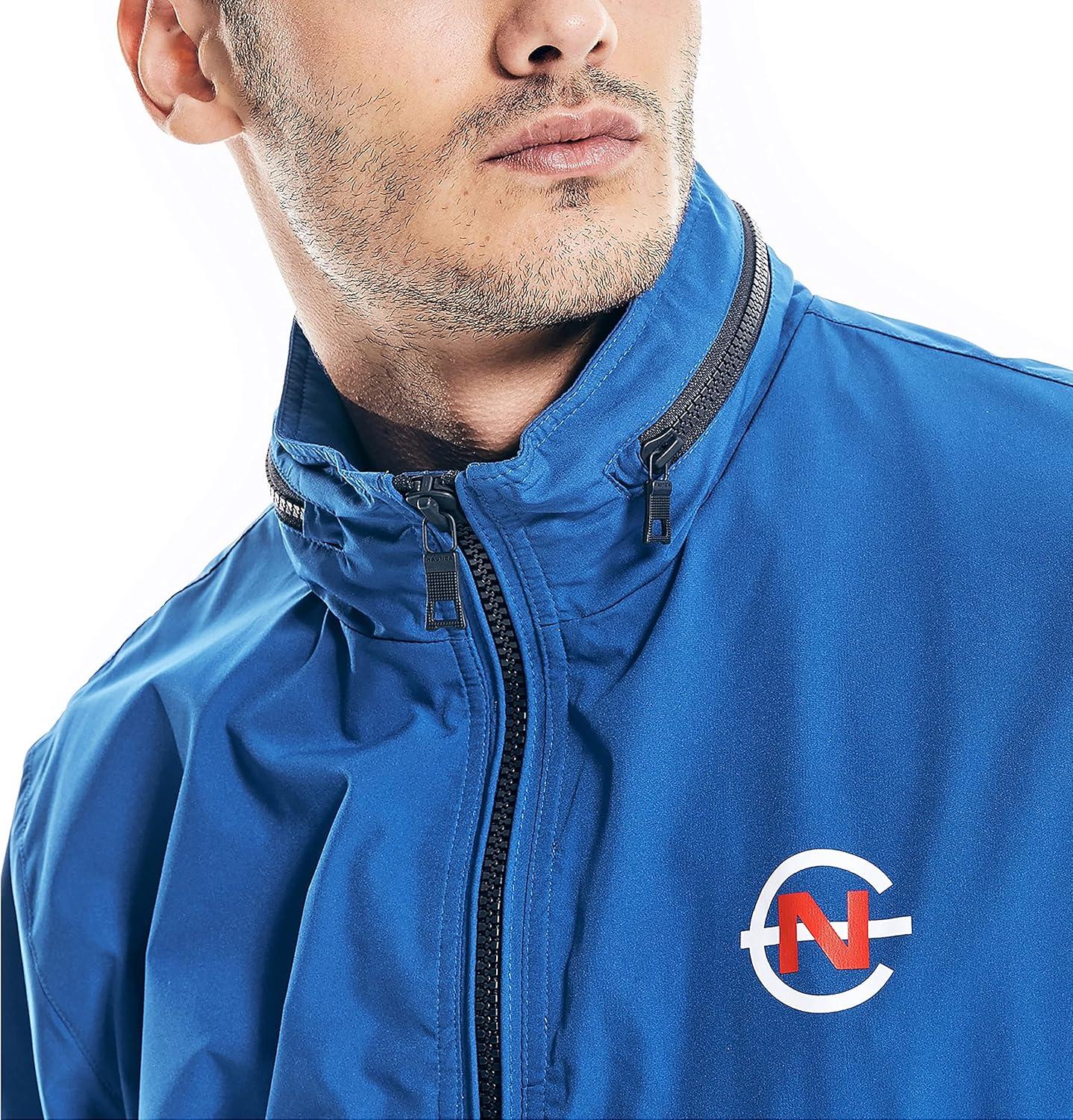 imageNautica Mens Nautica Competition Sustainably Crafted Lightweight JacketBright Cobalt