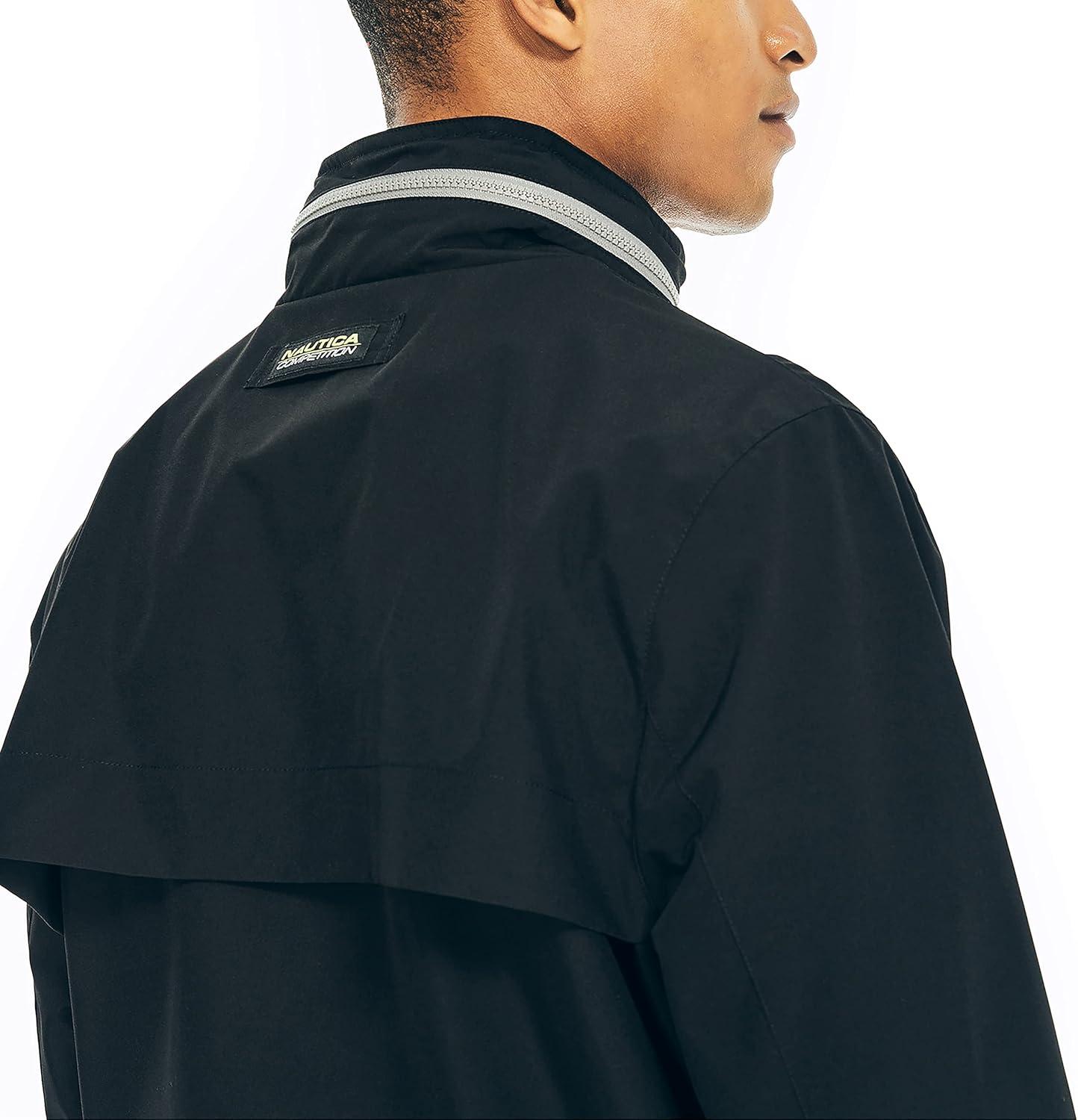 imageNautica Mens Nautica Competition Sustainably Crafted Lightweight JacketTrue Black