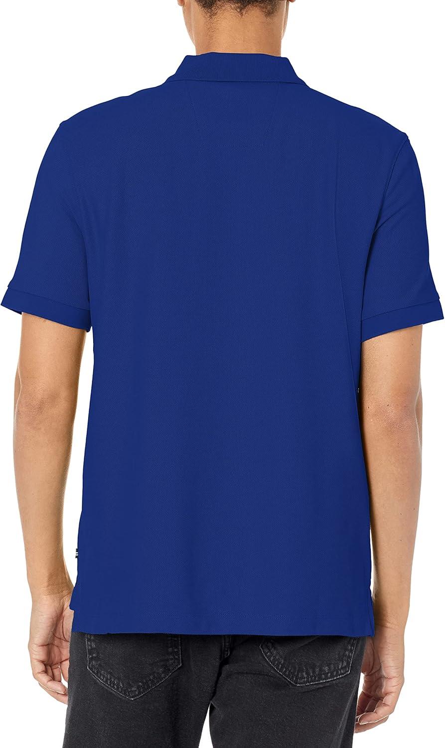 imageNautica Mens Performance Pique Polo ShirtCosmic Cobalt