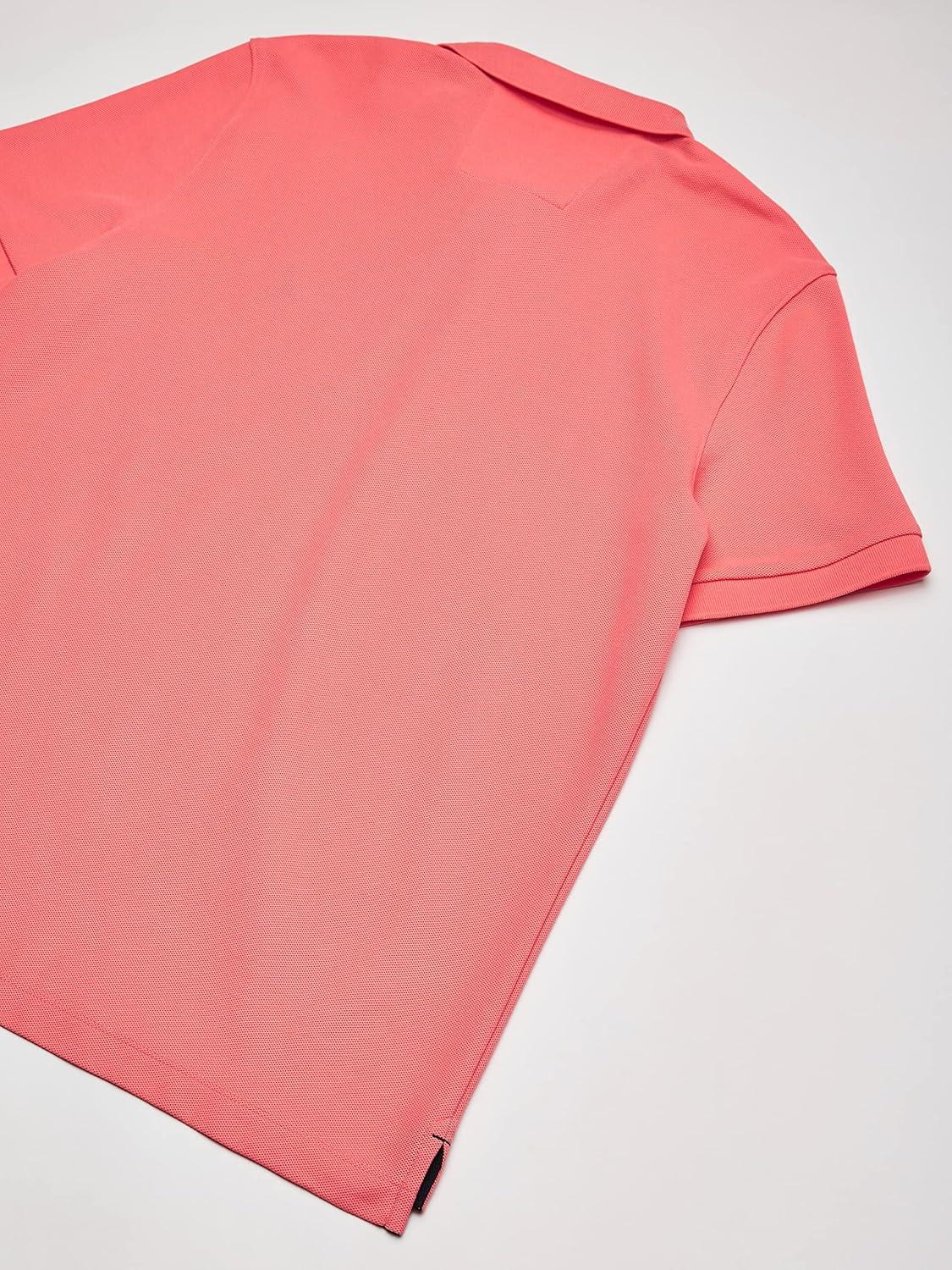 imageNautica Mens Performance Pique Polo ShirtPale Coral