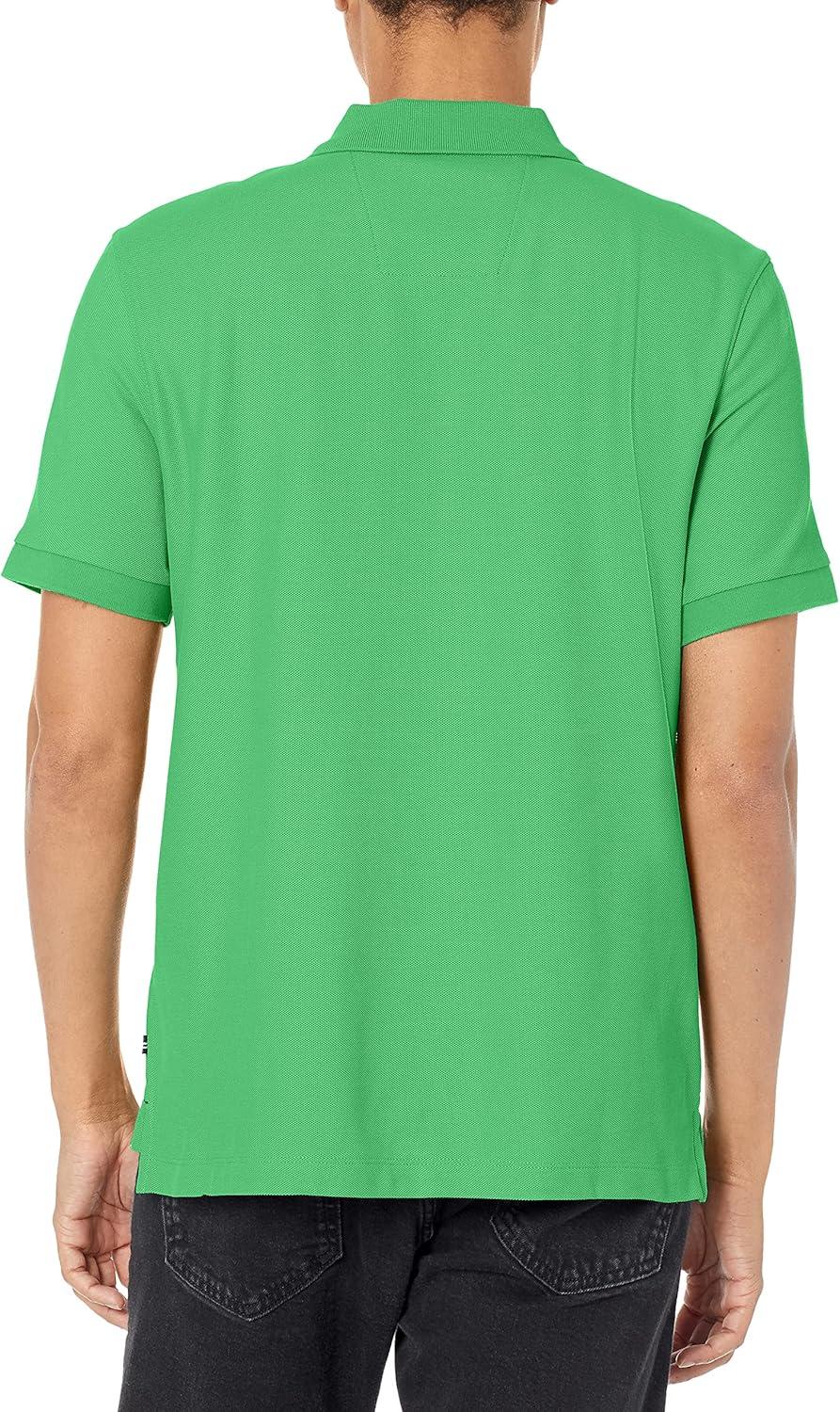 imageNautica Mens Performance Pique Polo ShirtPatina Green