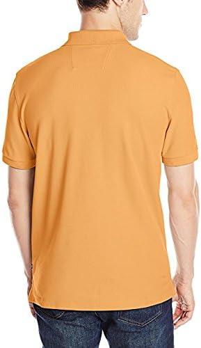 imageNautica Mens Performance Pique Polo ShirtStern Gold