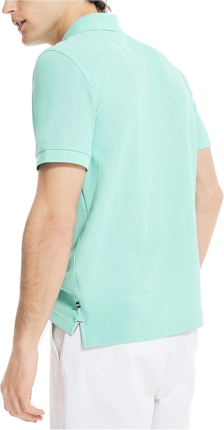 imageNautica Mens Sustainably Crafted Performance Deck PoloPoolside Aqua