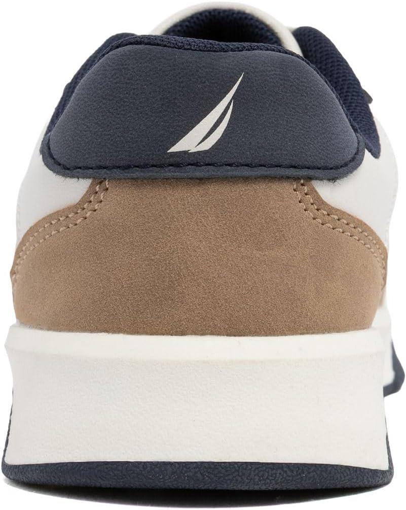 imageNautica Youth Athletic Sneakers Comfortable LaceUp Tennis Shoes for Boys and Girls Durable Casual Sport Footwear for School Gym and Daily WearBone Navy Tangavie
