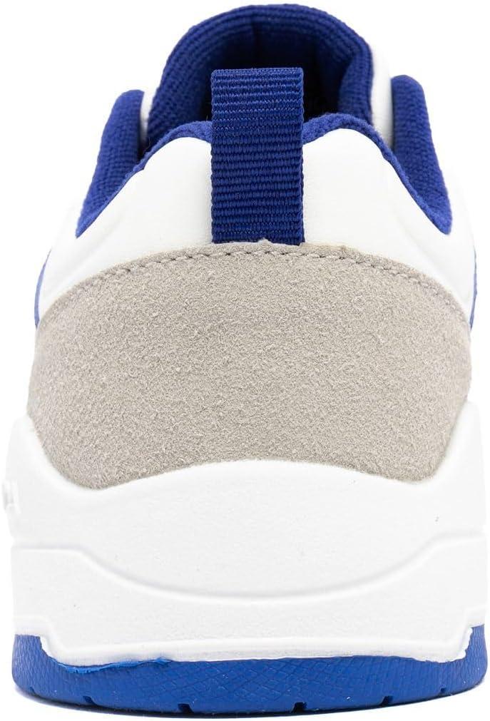 imageNautica Youth Athletic Sneakers Comfortable LaceUp Tennis Shoes for Boys and Girls Durable Casual Sport Footwear for School Gym and Daily WearWhite Cobalthappy