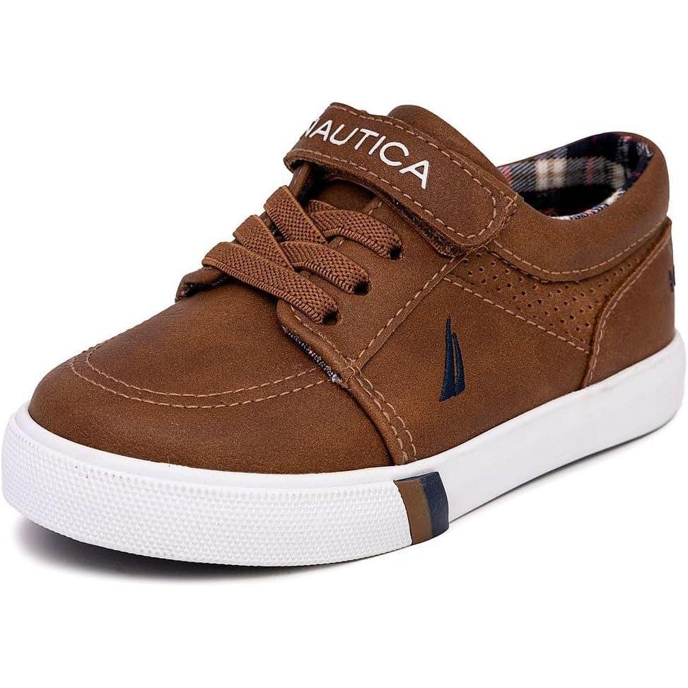 imageNautica Kids Adjustable Strap Shoes Comfortable Casual Sneakers for Boys and Girls Toddlers amp Little KidsTanberrian