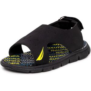 Nautica Kids Sports Sandals – Water Shoes Open Toe Athletic Summer Sandal |Boy – Girl| (Little Kid/Big Kid)(Black Teal)