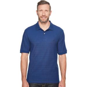 Nautica Men’s Big & Tall Solid Deck Polo Shirt(Estate Blue)