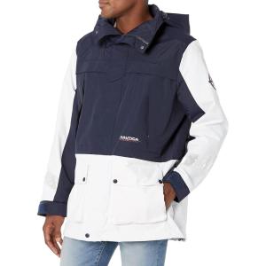 Nautica Men’s Competition Sustainably Crafted Water-resistant Jacket(Navy)