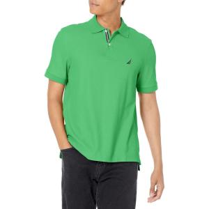 Nautica Men’s Performance Pique Polo Shirt(Patina Green)