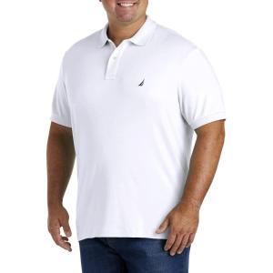 Nautica Men’s Performance Pique Polo Shirt(White)