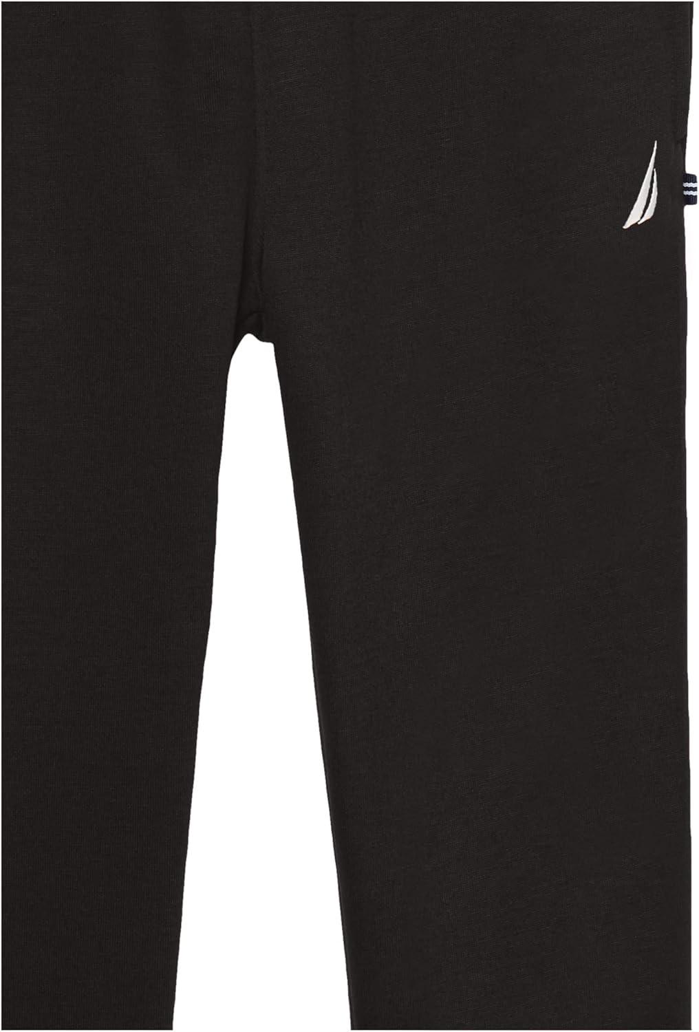 imageNautica Boys Fleece Jogger SweatpantsBlack Fc04