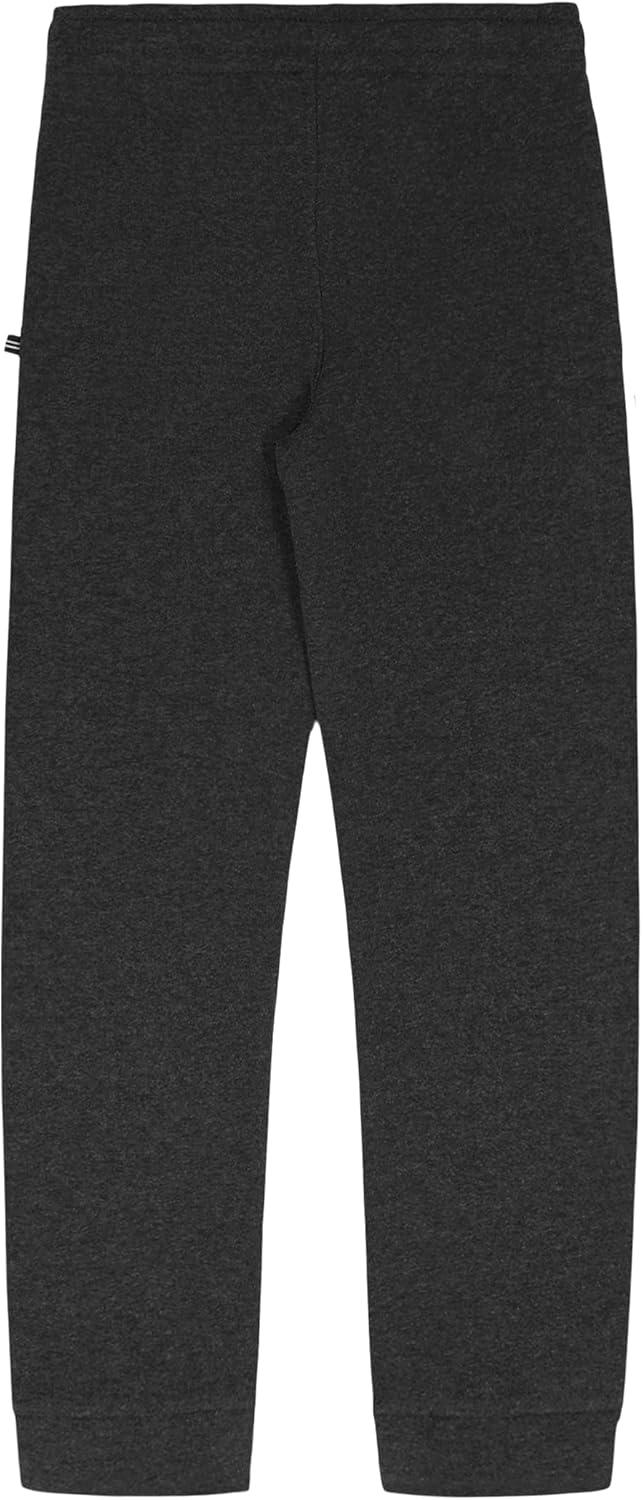 imageNautica Boys Fleece Jogger SweatpantsSolid Coal Heather