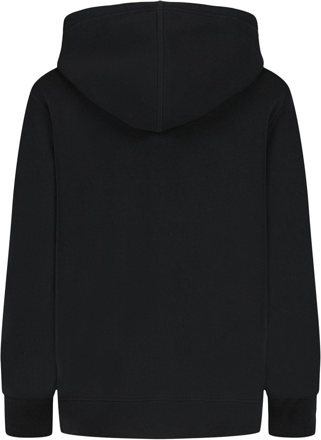 imageNautica Boys Long Sleeve Fleece Full Zip Hoodie Comfortable Relaxed FitJclass Duo True Black