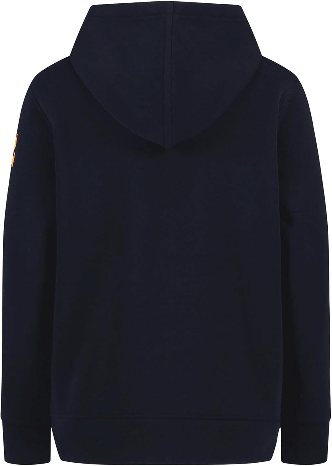 imageNautica Boys Long Sleeve Fleece Full Zip Hoodie Comfortable Relaxed FitJclass Sport Navy