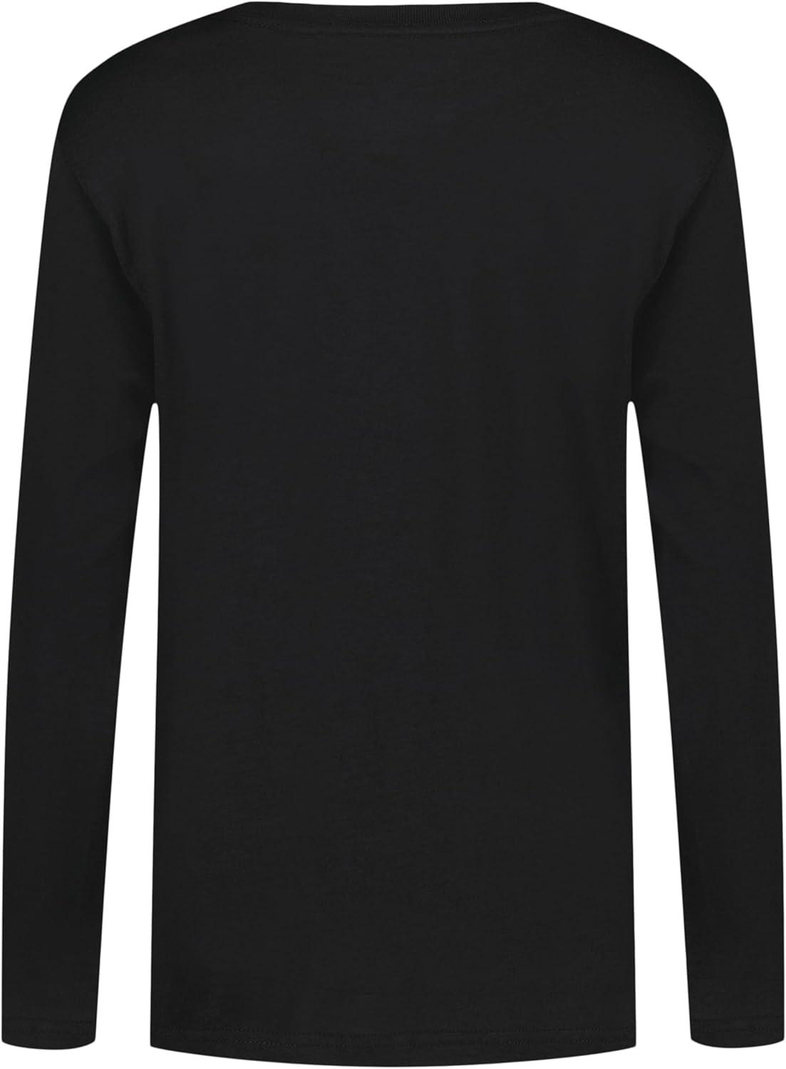imageNautica Boys Long Sleeve Screen Print Graphic TShirtBold True Black