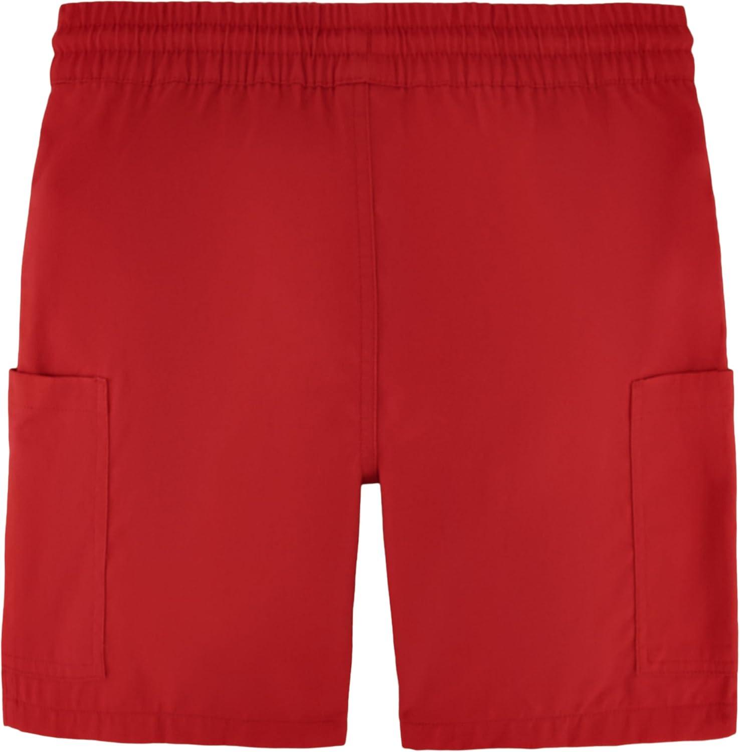 imageNautica Boys Pullon Cargo Shorts Drawstring ClosureCardinal
