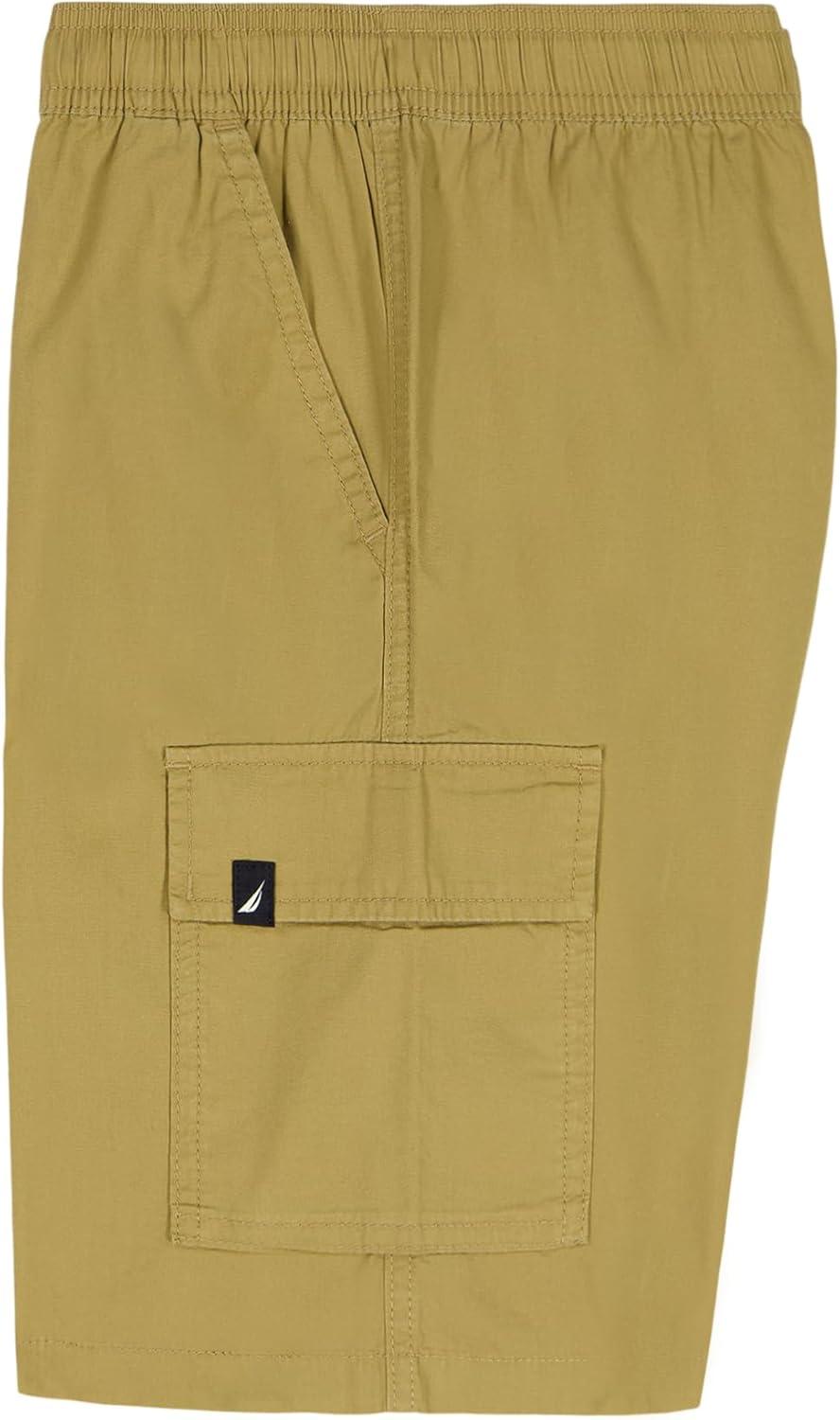 imageNautica Boys Pullon Cargo Shorts Drawstring ClosureChino