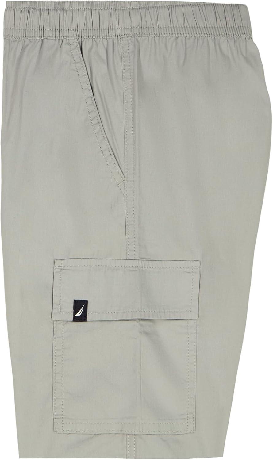 imageNautica Boys Pullon Cargo Shorts Drawstring ClosureQuarry