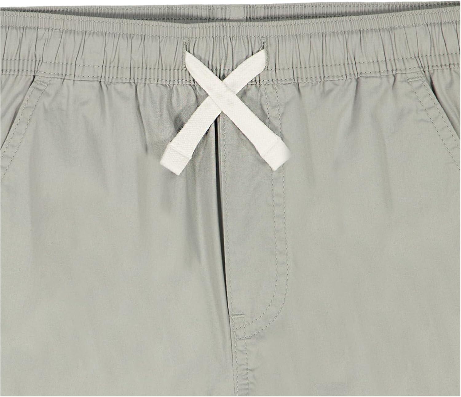 imageNautica Boys Pullon Cargo Shorts Drawstring ClosureQuarry
