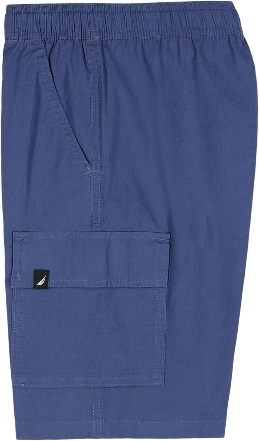 imageNautica Boys Pullon Cargo Shorts Drawstring ClosureTrue Navy