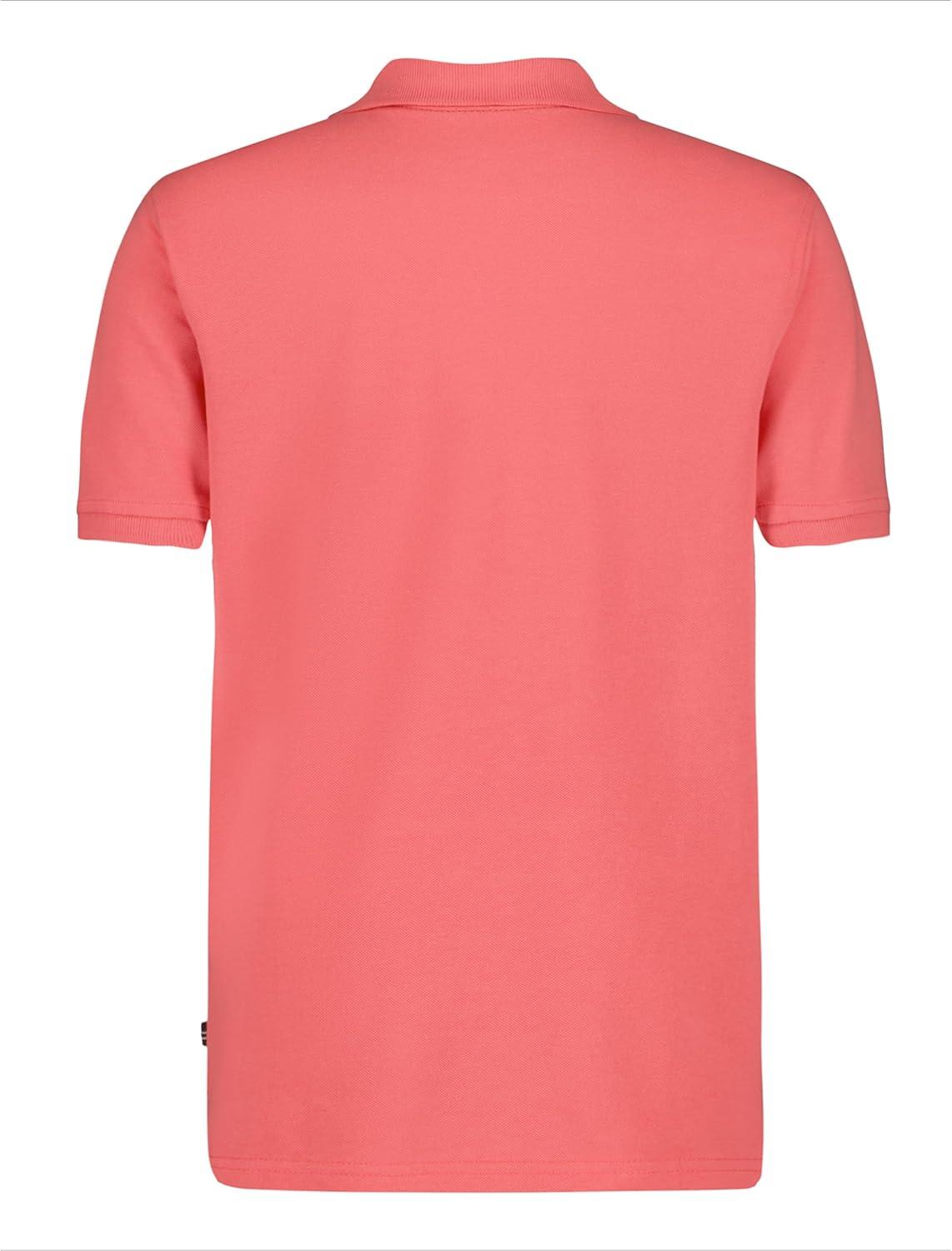 imageNautica Boys Short Sleeve Anchor Polo Button Closure Soft amp Comfortable Pique FabricTeaberry
