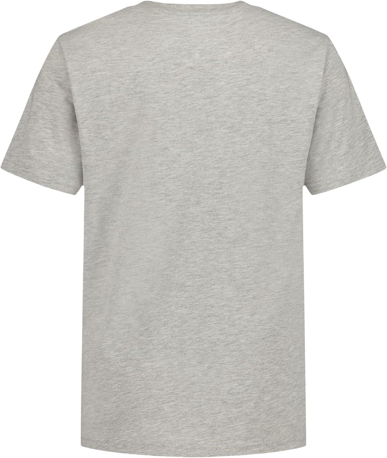imageNautica Boys Short Sleeve JClass Logo Crew Neck TShirt Soft Comfortable Relaxed FitJclass Flag Grey Heather