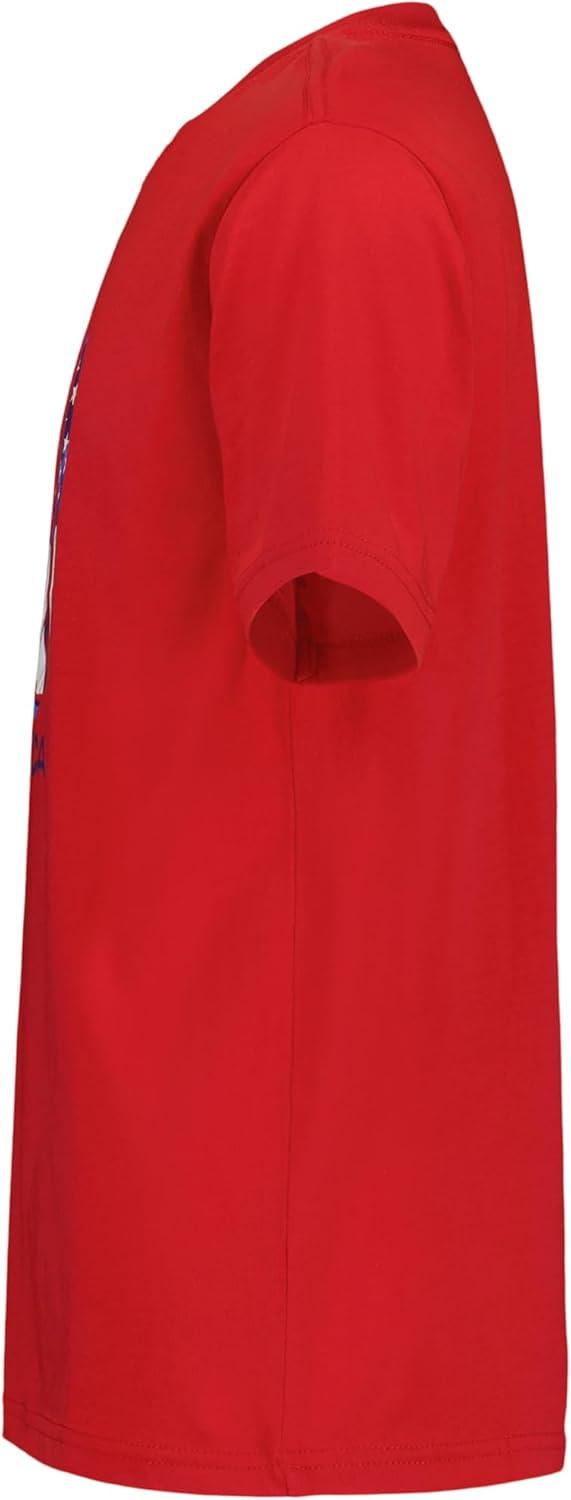 imageNautica Boys Short Sleeve JClass Logo Crew Neck TShirt Soft Comfortable Relaxed FitJclass Flag High Risk Red