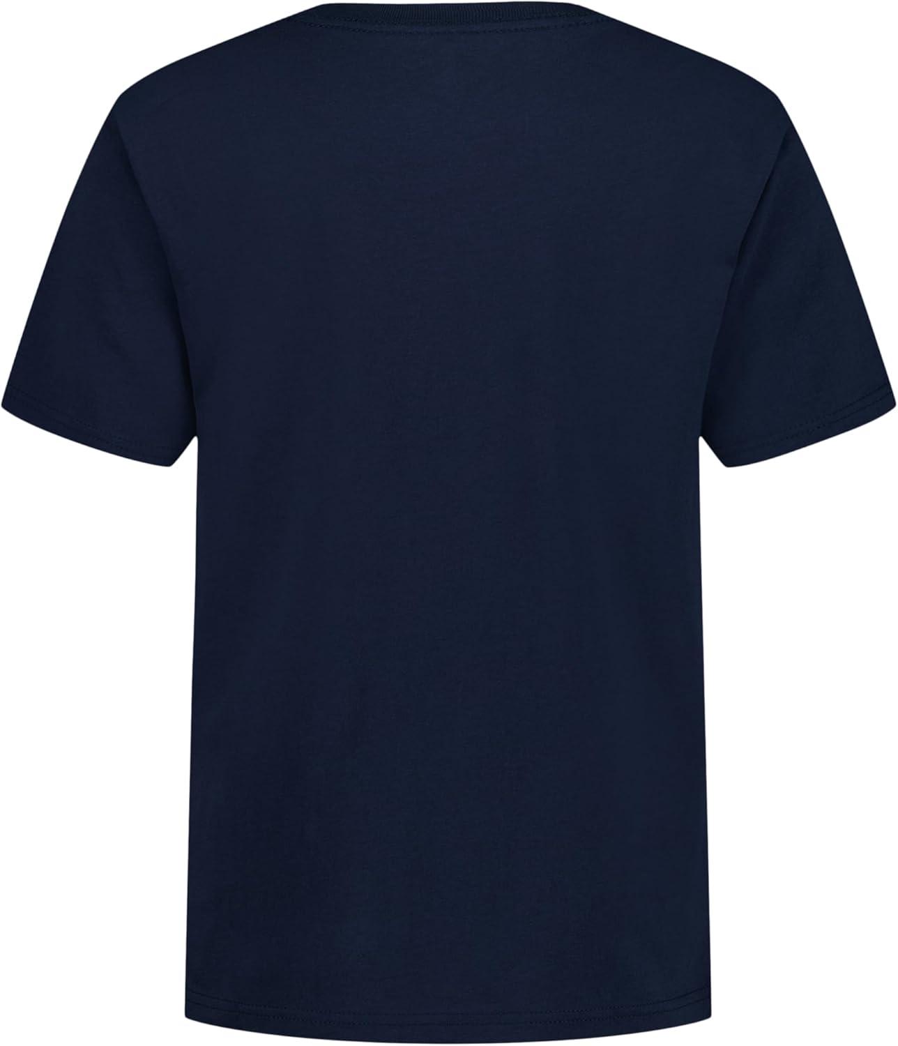 imageNautica Boys Short Sleeve JClass Logo Crew Neck TShirt Soft Comfortable Relaxed FitStriped Jclass Blueprint