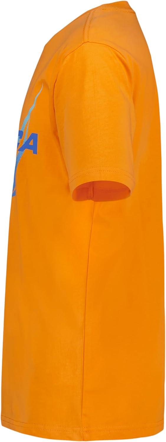 imageNautica Boys Short Sleeve JClass Logo Crew Neck TShirt Soft Comfortable Relaxed FitTriple Jclass Tangerine