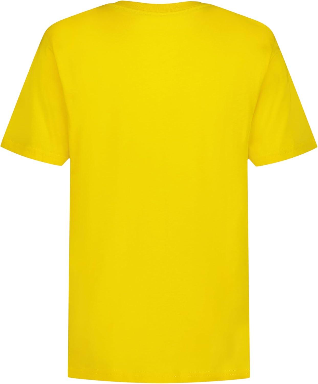 imageNautica Boys Short Sleeve Solid VNeck TShirt Soft Comfortable Relaxed FitLemon