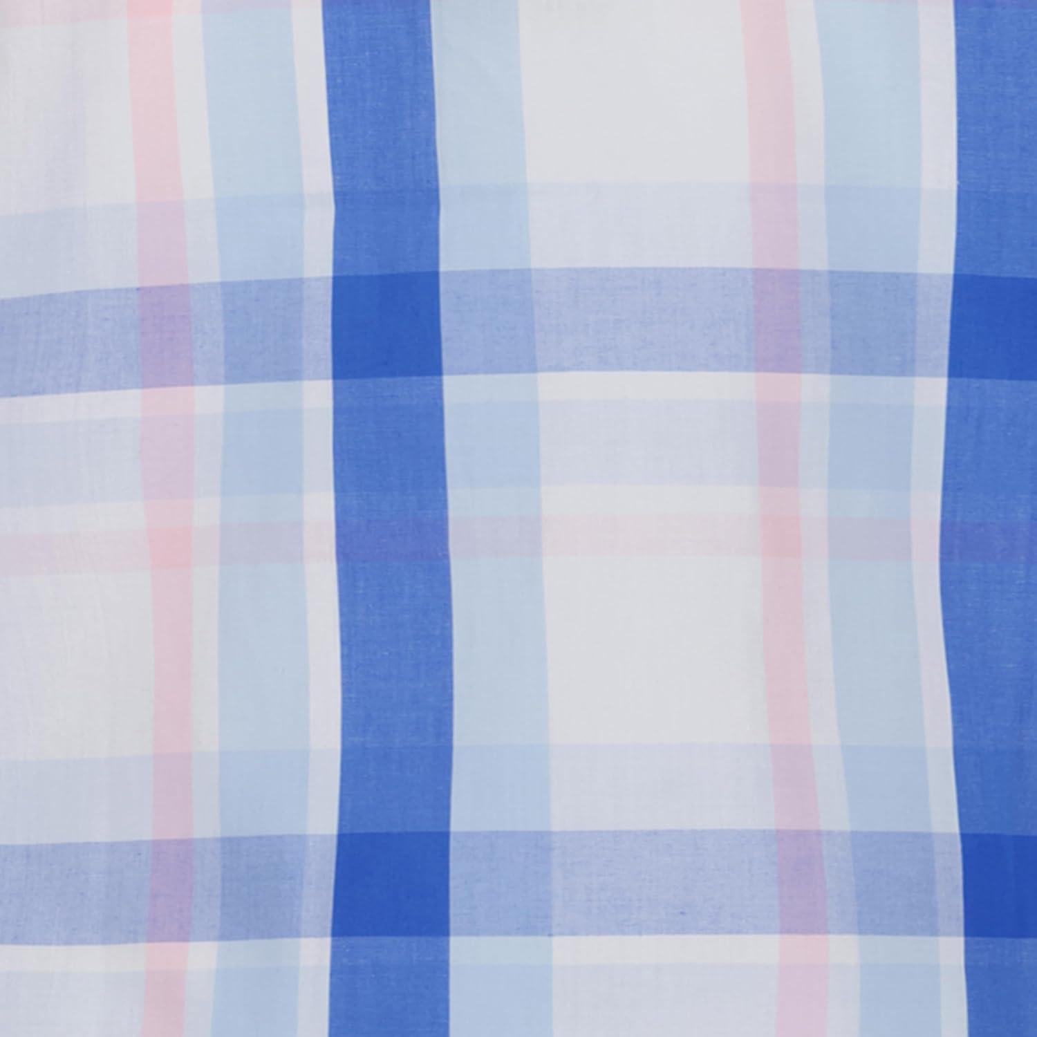 imageNautica Boys Short Sleeve Woven ButtonDown Shirt Light Weight amp BreathableAmericana Plaid