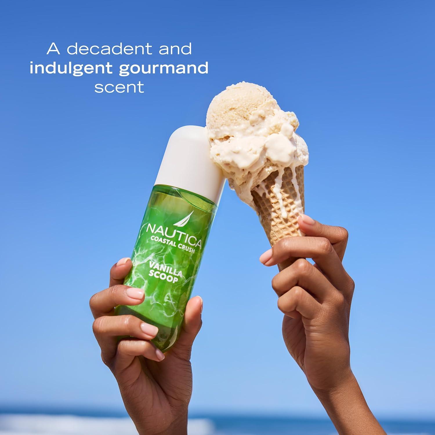 imageNautica Coconut Crave a Fruity Gourmand Hair amp Body Mist for Women Notes of Coconut Apple and Cedarwood Long Lasting 80 fl ozVanilla Scoop