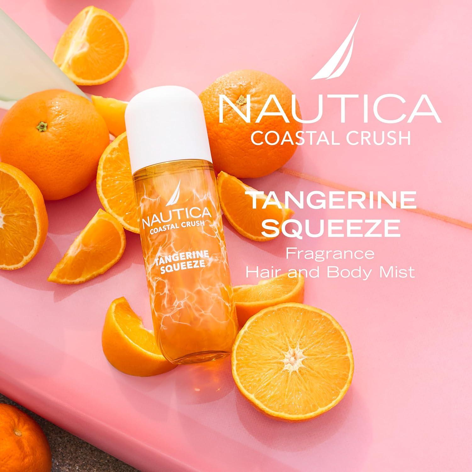 imageNautica Peach Bite a Refreshing Gourmand Hair amp Body Mist for Women Notes of Peach Iced Tea Peony and Blond Woods Accord Long Lasting 80 fl ozTangerine Squeeze