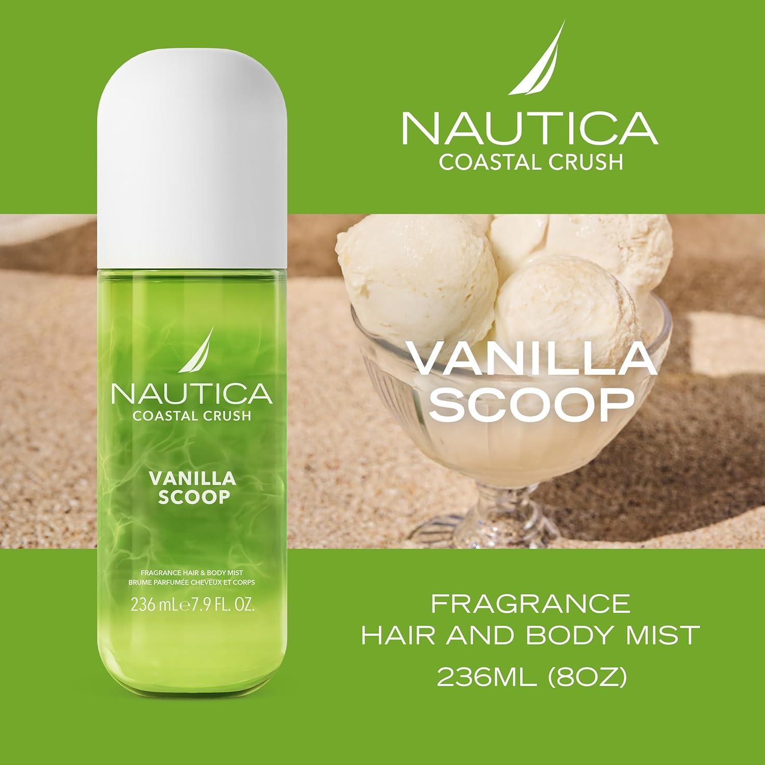 imageNautica Tangerine Squeeze a Citrus Gourmand Hair amp Body Mist for Women Notes of Tangerine Jasmine and Sandalwood Long Lasting 80 fl ozVanilla Scoop