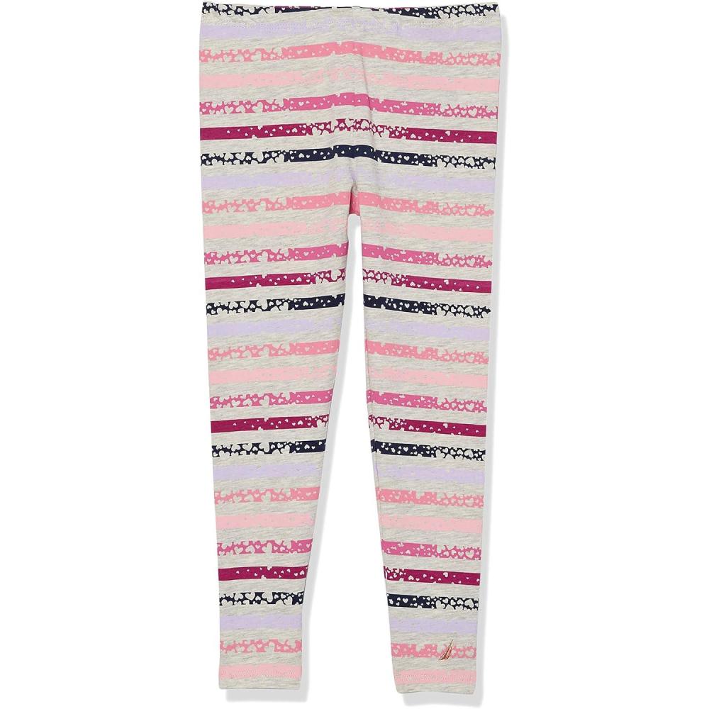 imageNautica Girls Leggings Full Length Pullon Stretch Pants with Elastic Waistband amp Logo DetailOatmeal Multi