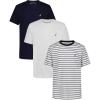 Bright Navy Stripe/White/Navy Seas