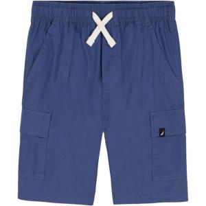 Nautica Boys’ Pull-on Cargo Shorts, Drawstring Closure(True Navy)