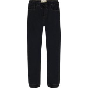 Nautica Boys’ Pull-on Stretch Denim Jogger-Style Jeans, 5-Pocket Style & Drawstring Closure(Dark Rinse)
